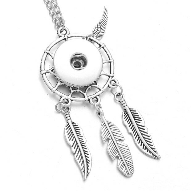Ethnic Bohemian Feather Necklace